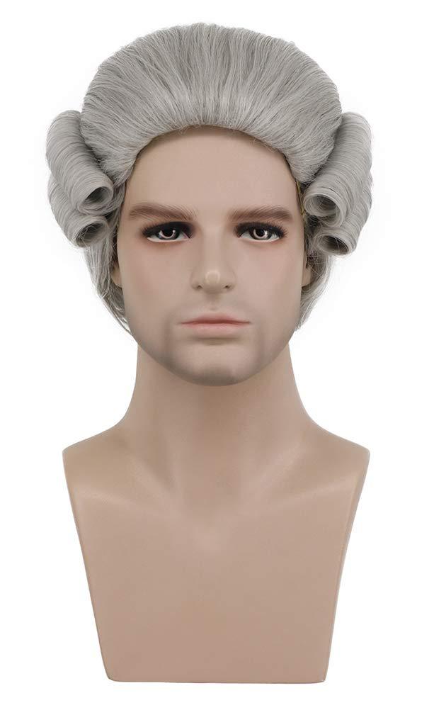 imagekarlery Women and Men Long Wave Black Wig Halloween Costume Wig Anime Cosplay WigGray