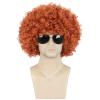 imagekarlery Men Women Afro 70s 80s Short Curly Orange Rocker Party Wig California Halloween Costume Cosplay Wig