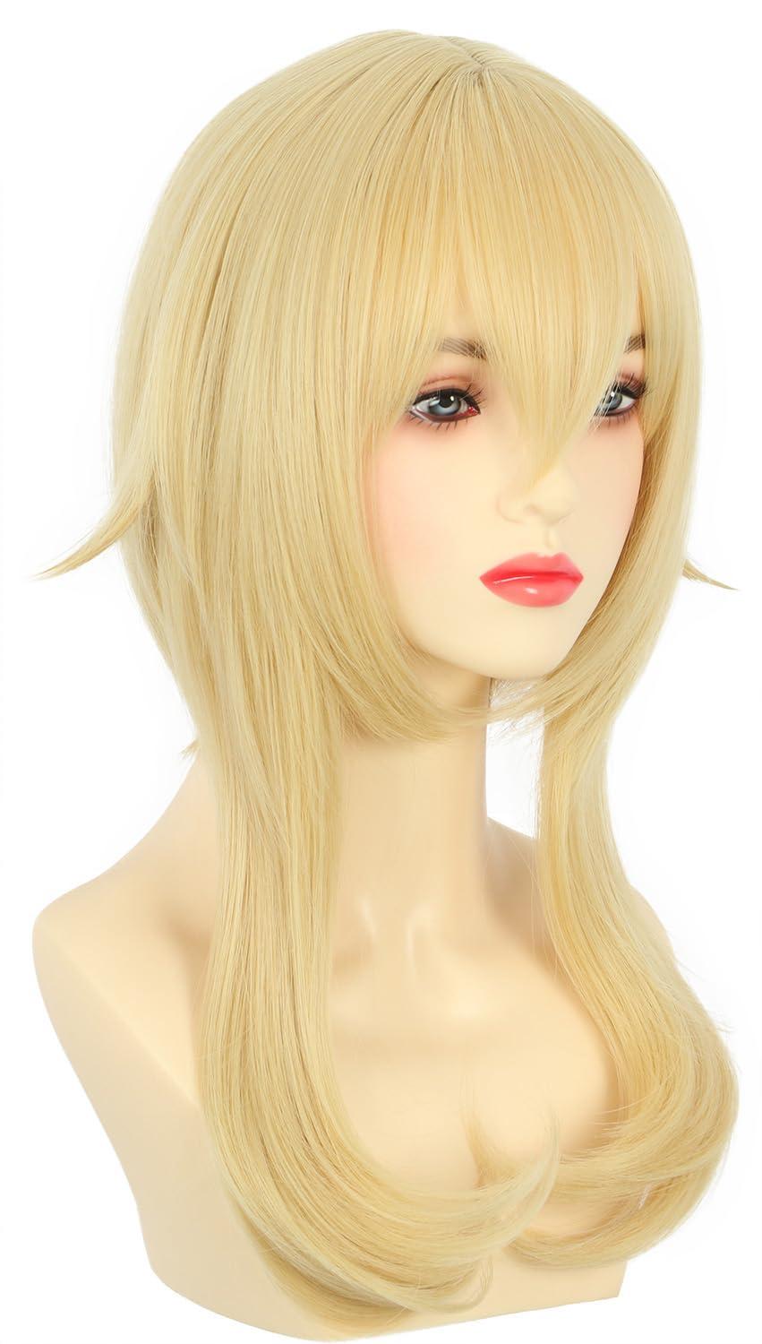 imagekarlery Curly Clip In Thick Claw Drawstring Ponytail Extension Multicolored Hair Pony Tail Hair Extension PinkBlonde Ponytail Wig