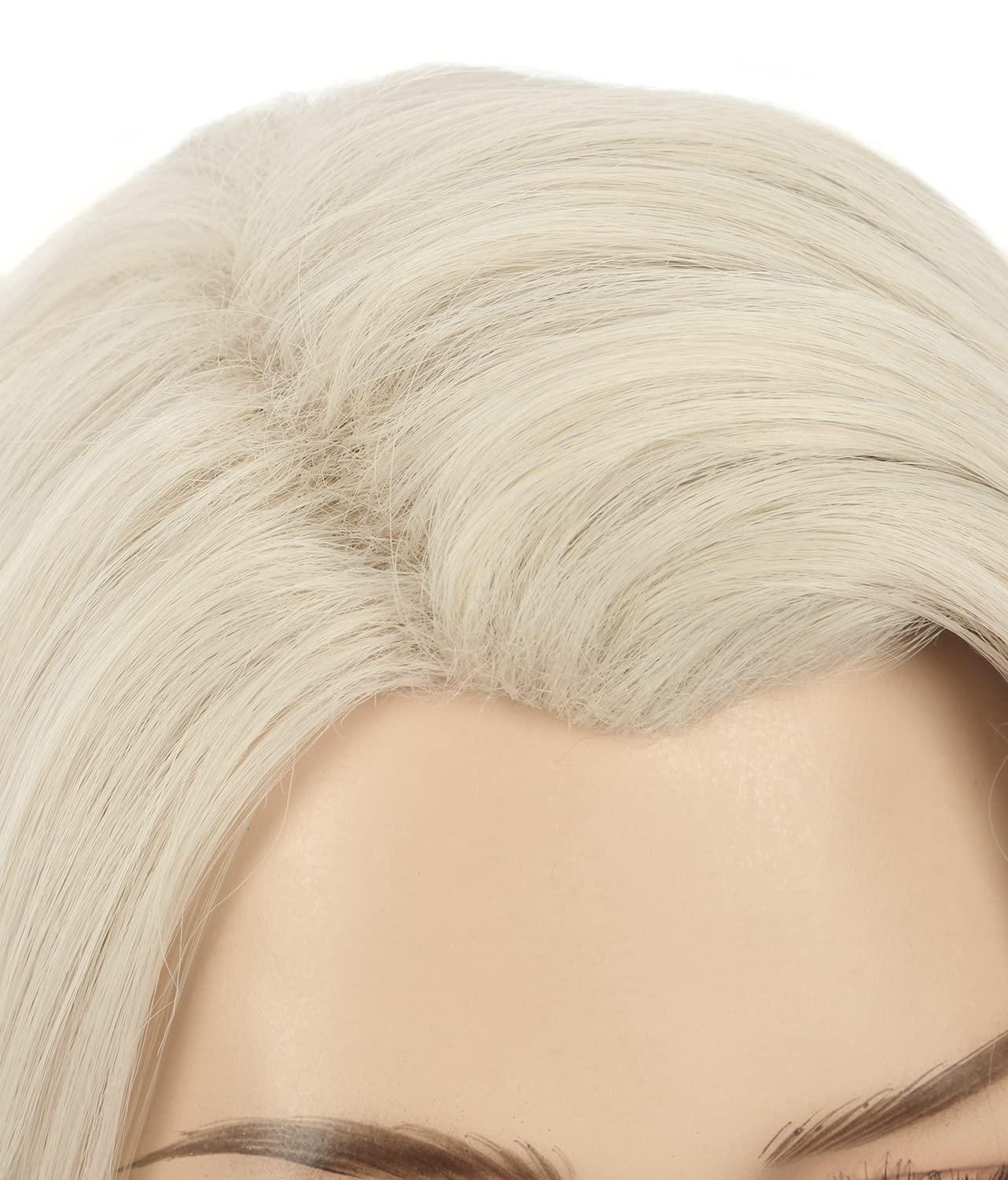 image:imagekarlery Adult Women Long Wavy Blonde Princess Wig Halloween Cosplay Wig Costume Anime Party Wig