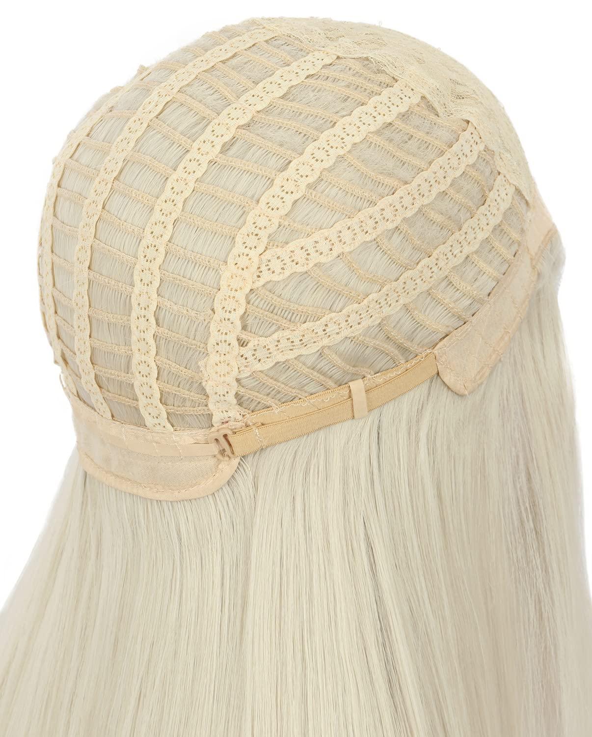 image:imagekarlery Adult Women Long Wavy Blonde Princess Wig Halloween Cosplay Wig Costume Anime Party Wig