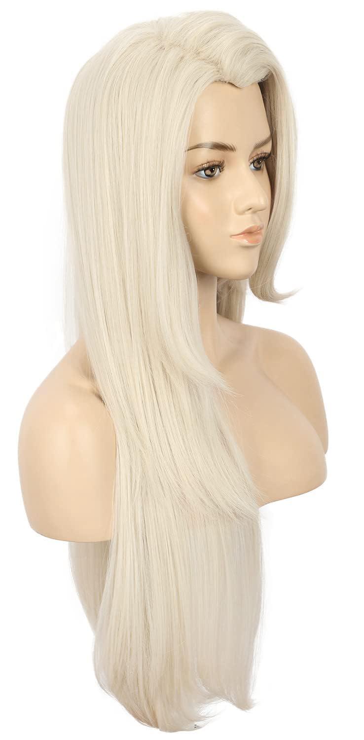 image:imagekarlery Adult Women Long Wavy Blonde Princess Wig Halloween Cosplay Wig Costume Anime Party Wig