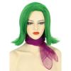 Green Wig with Scarf