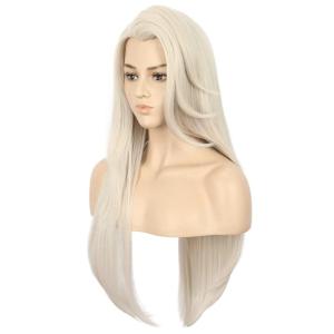 karlery Adult Women Long Wavy Blonde Princess Wig Halloween Cosplay Wig Costume Anime Party Wig